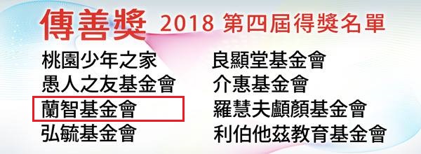Read more about the article 獲選震旦傳善獎   三年千萬經費助蘭智